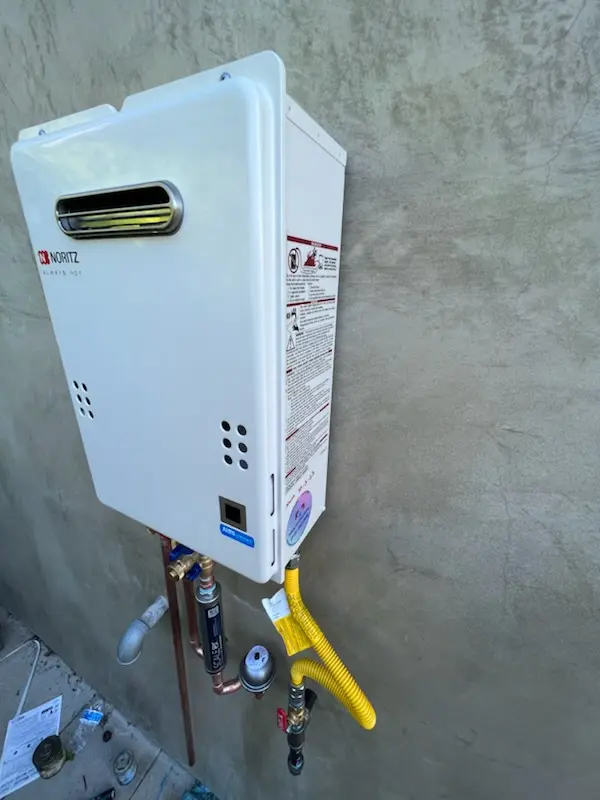 Tankless water heater installation for Brandon Forest homes